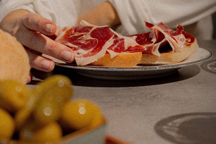 acompañar jamón Legado Ibérico