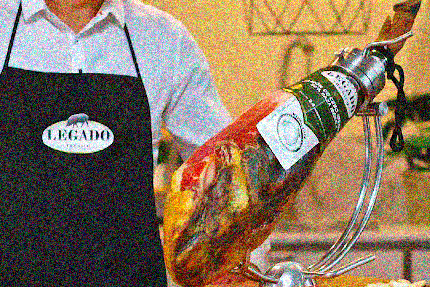 soporte jamón Legado Ibérico