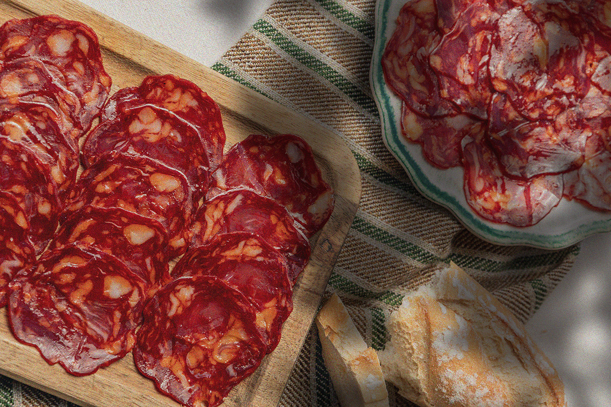 Día de Murcia - salchichón y chorizo Legado Ibérico