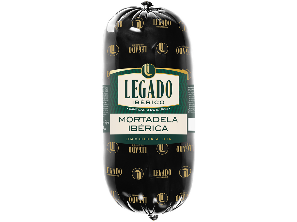 Iberische Mortadella geschnitten