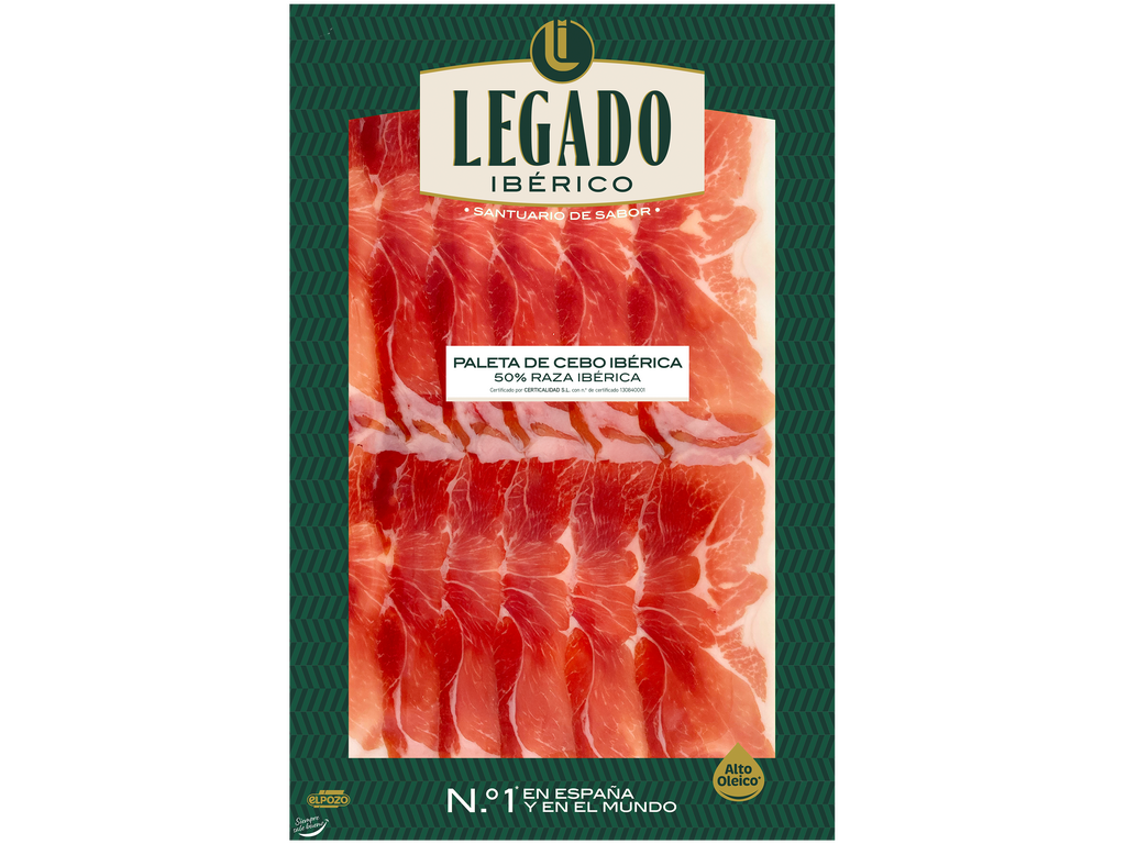 Paleta De Cebo Ibérica Lonchas Maxi