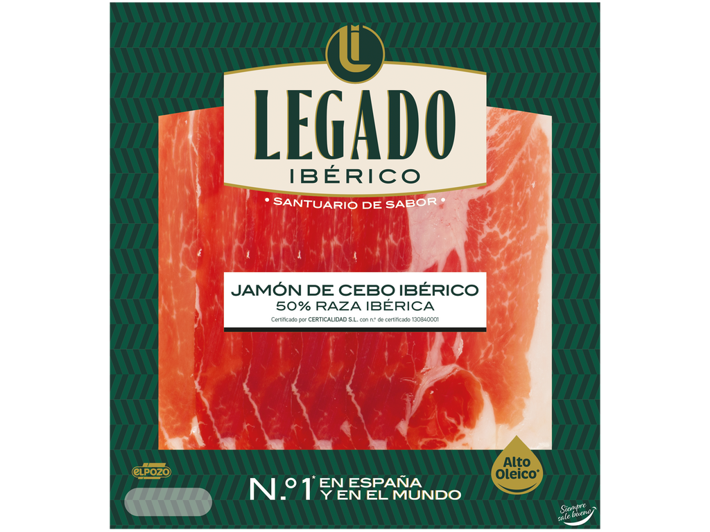 Jamón De Cebo Ibérico Lonchas